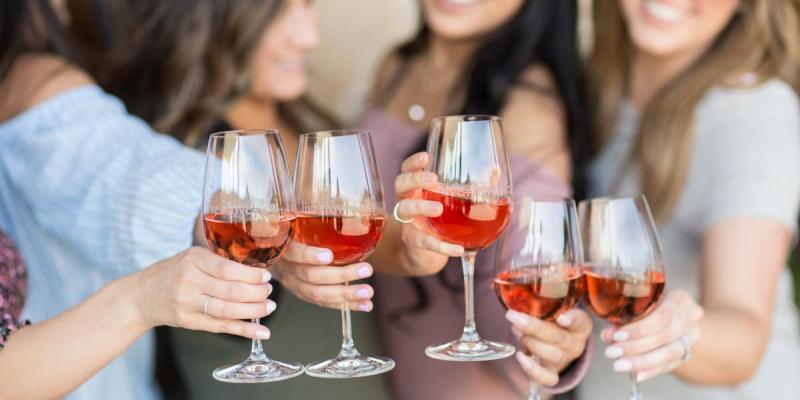Wine tasting among the vines at Mohi Ranch vineyard in Morgan Hill CA