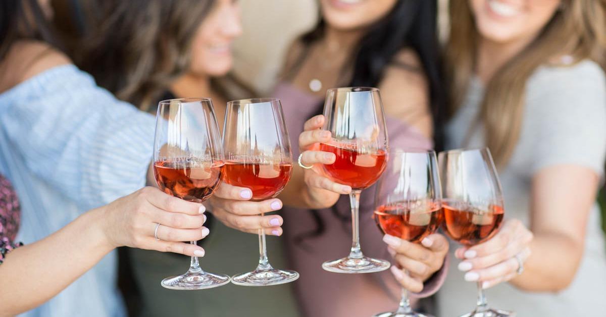 Wine tasting among the vines at Mohi Ranch vineyard in Morgan Hill CA